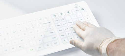 JMK105 full glass medical keyboard - Image 4